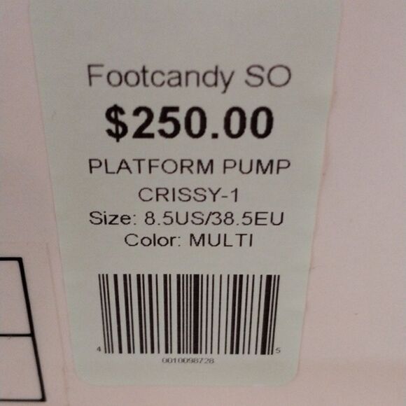 Footcandy Color Block Platform Heels - Picture 12 of 13